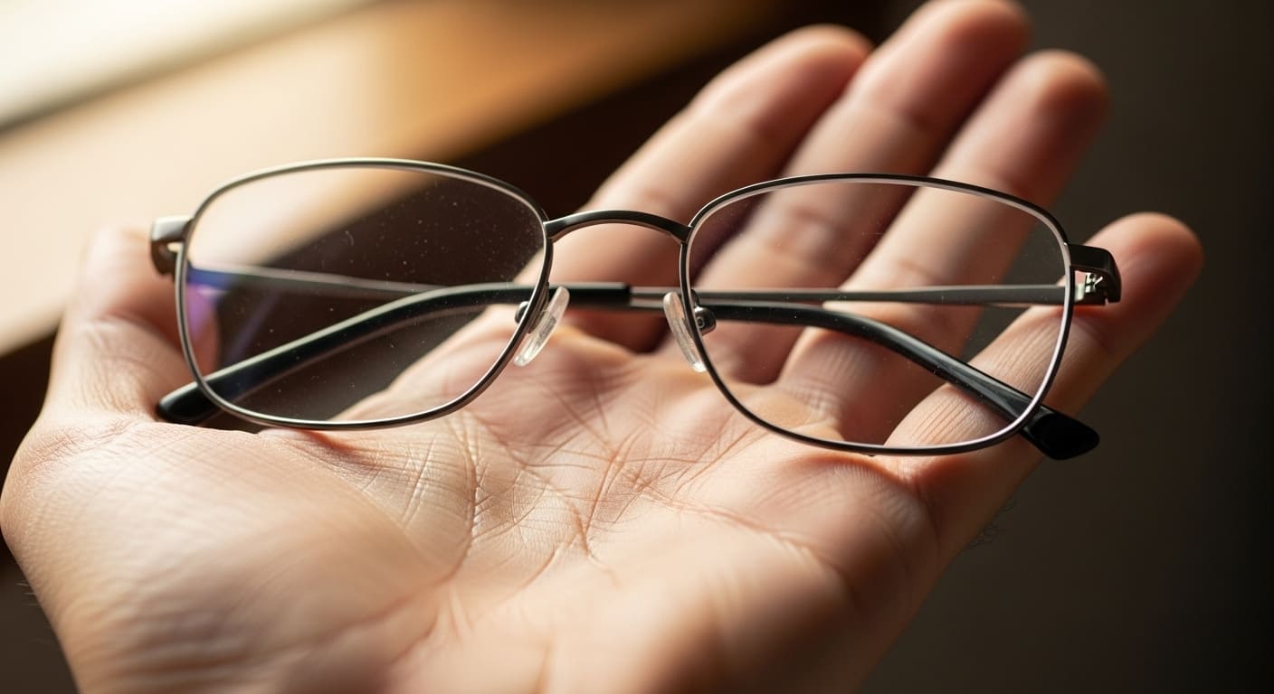 これは私が買っためがねだ