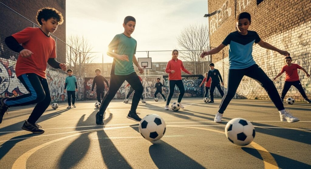 もっと広いところで練習しよう