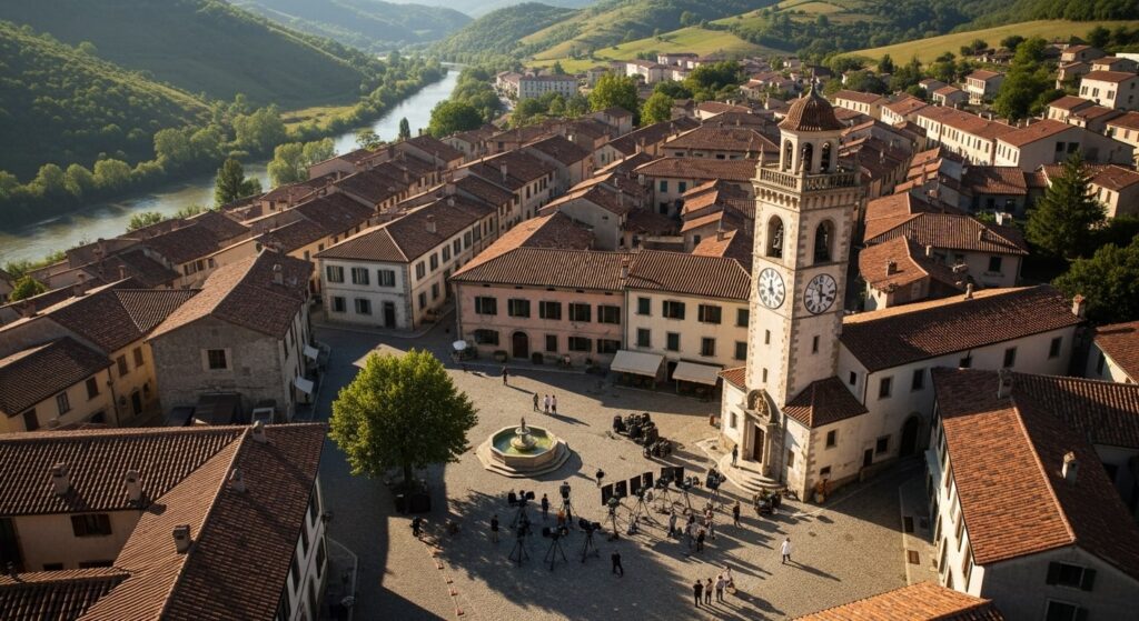 その場所は、映画の撮影が行われたところだ