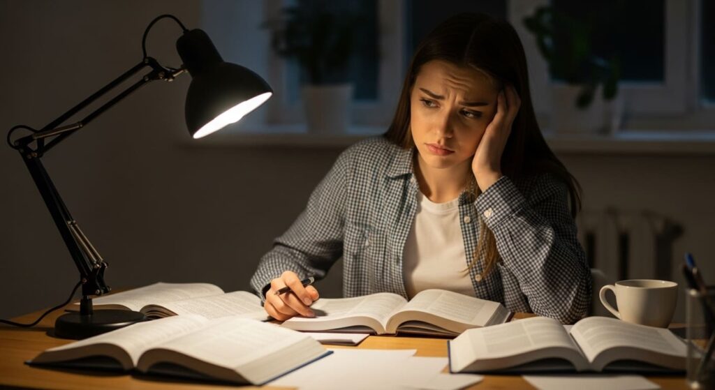 試験に合格できるか心配だ